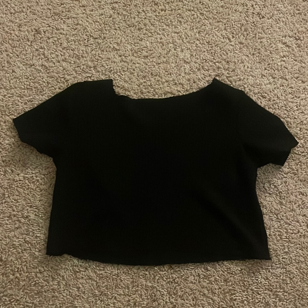 shein waffle tee